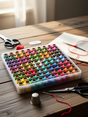 Albroow multicolored Thread(150 m Pack of50)