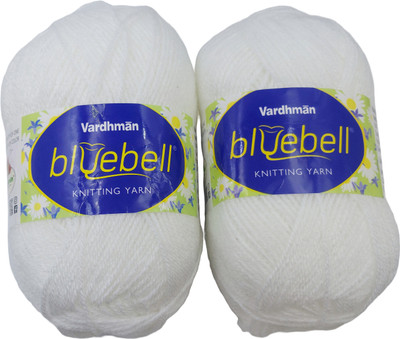 ARTPARASITE Vardhman Bluebell Knitting Ball Hand Knitting Wool Yarn 100 Gram Thread Thread(300 m Pack of2)