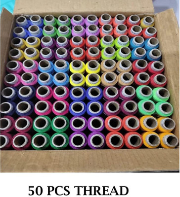 LOWBADEN multicolored Thread(150 m Pack of50)