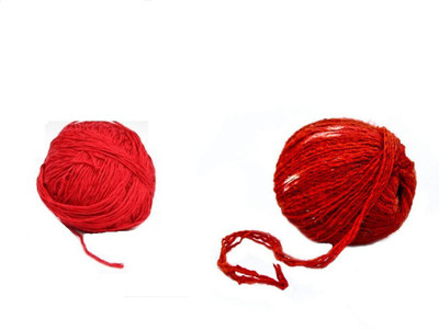 oramsa orange, red Thread(10 m Pack of2)