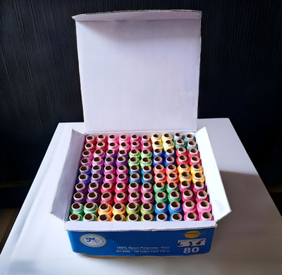 DEALDASH Multicolour Thread(150 m Pack of100)