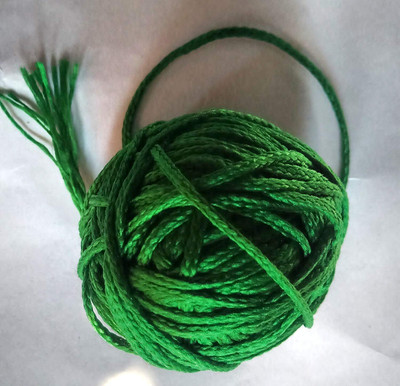 oramsa Green Silk Thread !! Puja Dhaga !! Kalawa !! Nazar Suraksha !! (10m) Thread(10 m Pack of1)