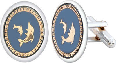 house of common Metal Cufflink(Blue)