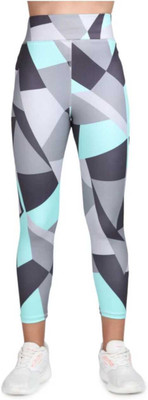 KGN HUB Color Block Women Blue Tights