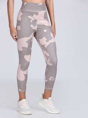 YUALIN CREATION Geometric Print Women Multicolor Tights