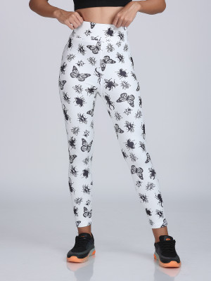YUALIN CREATION Printed Women Multicolor Tights