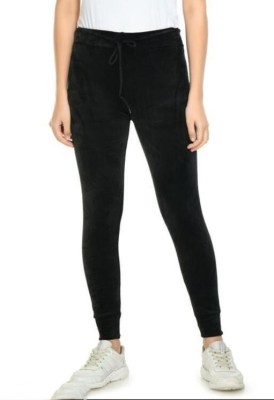 Naazni Slim Fit Women Black Trousers