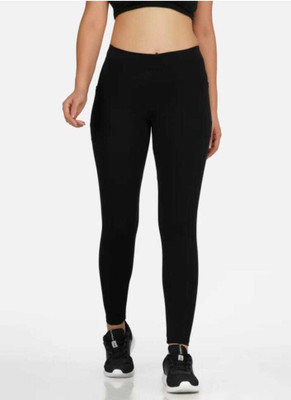 Coolest Fashion Hub Solid Women Black Tights
