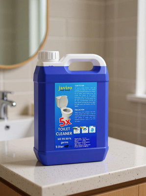 javiro Heavy Duty Toilet Cleaner, Fumeless Deep Actions Lavender Liquid Toilet Cleaner(5 L)