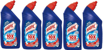 Harpic Blue Toilet Cleaner Combo Pack Original Liquid Toilet Cleaner(5 x 0.5 L)