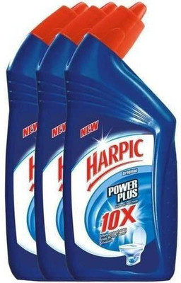 harpic Harpic Power Plus Toilet Cleaner 500ml pack 3 ( 1.5 litr ) Floral Liquid Toilet Cleaner(1.5 L)