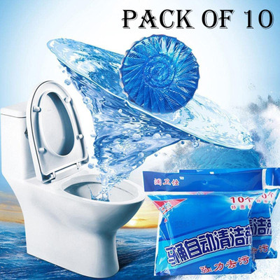 HOKLER toilet cleaning tablet Mint Foam Toilet Cleaner(10 x 1 g)
