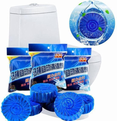 kv hub toilet tablet 10pcs Floral Block Toilet Cleaner(10 x 1 Wipes)
