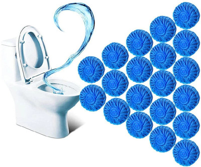 Prahant Toilet Bowl Deodorizer Cleaner Powerful Automatic Flush For Bathroom(Pack Of 10) Original Powder Toilet Cleaner(420 g)