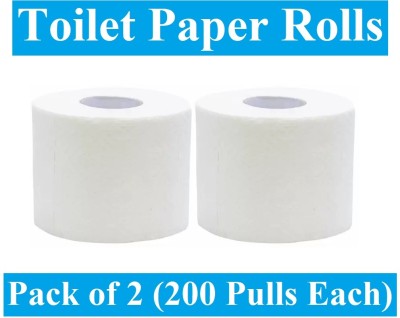 Sauran Pack Of 2 Tissue Roll, Paper Roll (200 Pulls Each) (TR12)_FP Toilet Paper Roll(3 Ply, 200 Sheets)