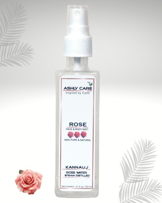 ashly care Steam Distilled Rose Water / Cleanser / Kannauj Special Face Wash(120 ml)