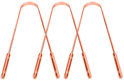 Nurpi Copper Tongue Cleaner(Pack of 3)