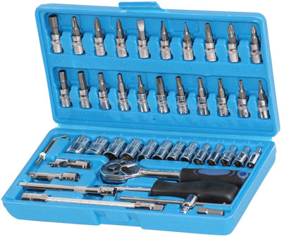 TECHEL tool kit 46 in 1 Pcs and Socket Set Multi Purpose hnb1 Cycling Type refers to specialized set of tools and euipment that are designed for a particular purpose or task