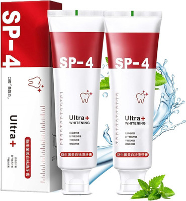 BeantTraders Sp-4 Brightening & Stain Removing Toothpaste 30 gm (PACK OF 2 Toothpaste(30 g, Pack of 2)