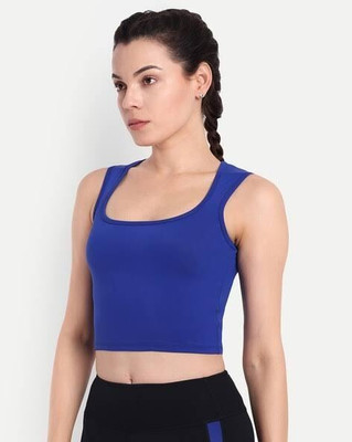 rani Casual Solid Women Blue Top