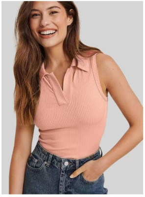 SHREERAMGARMENT Casual Self Design Women Pink Top