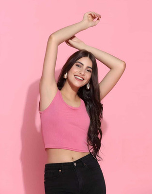 rani Casual Solid Women Pink Top