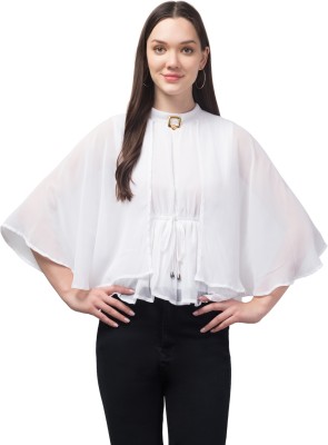 My Swag Casual Solid Women White Top