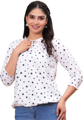 VSUNDRA Party Embroidered Women Dark Green Top