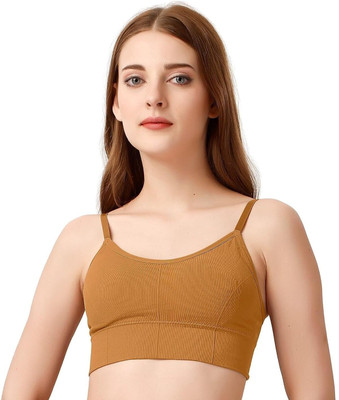 Vihrik Women Everyday Lightly Padded Bra(Yellow)