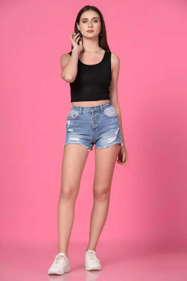 rani Casual Solid Women Black Top