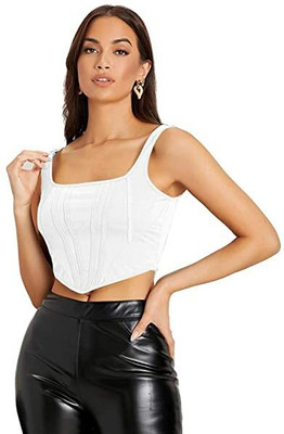 Projas Casual Solid Women White Top