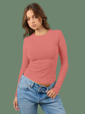 Dream Beauty Fashion Casual Solid Women Multicolor Top