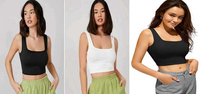 HouseOfCommon Casual Solid Women Pink, Purple Top