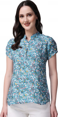 AFFAIR Casual Printed Women Multicolor Top
