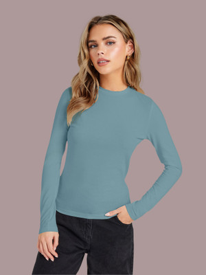 Dream Beauty Fashion Casual Solid Women Light Green Top