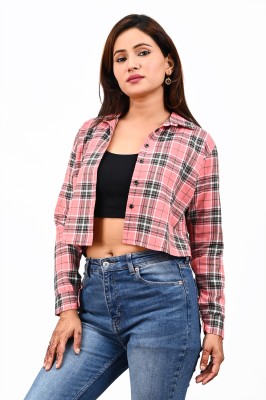 Projas Casual Checkered Women Multicolor Top