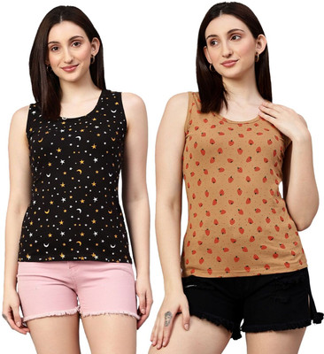 FASHA Casual Printed Women Multicolor Top