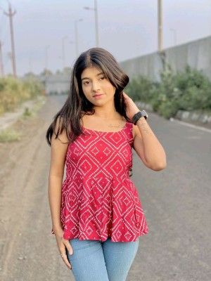 Casual Women Red Top