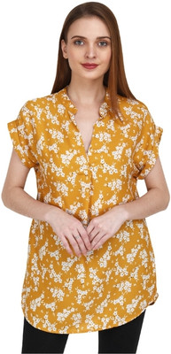 FDreaM Casual Printed Women Multicolor Top