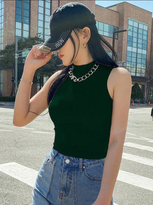 Tanushk Casual Solid Women Purple Top