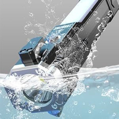 RUDON (LIFE SAVING LED TORCH) Glass Breaker Seal Belt Cutter 3 modes Torch Torch(Black, 16 cm, Rechargeable)