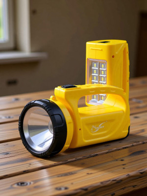 24ENERGY Portable Long range Laser LED Kisan Torch + High Bright Side SMD Light EN-985 Torch(Multicolor : Rechargeable)