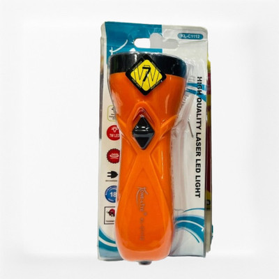 VR Bright Lite KL-1112 Orange With Balck 097 4 hrs Torch Emergency Light(Orange, Black)