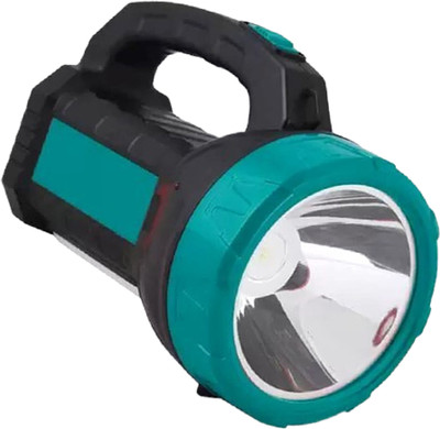 QTX High power Energy light Led Long Range Multi-Functional Flashlight Torch(Multicolor, Black, 18 cm, Rechargeable)