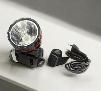 VR Bright Lite Rechargeable Emergency Light (RL_906_Torch_62) 10 hrs Torch Emergency Light(Black)