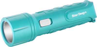 STARDEEP SD-015 COLOUR With SIDE LIGHT Torch(Green, 15 cm, Rechargeable)
