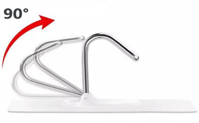 WebDealz 1 Set of 10 Adhesive Kitchen/Bathroom/Cabinet MultiFunction UtilityHook X10.392 Hook 10(Pack of 1)
