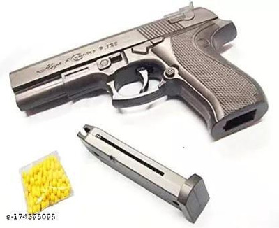 LEGACIES Toy Gun PUBG Pistol with 8 Roand 6 mm Plastic BB Bullet(50.Extra Bullet) Guns & Darts(Black)