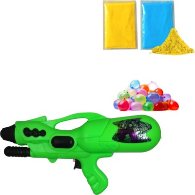 DEALbindaas Holi Water Gun Pichkari High-Pressure Pichkari Toy Holi Pichkari For Kids 0040 Water Gun(Green)