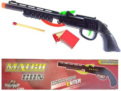 DealFry Diwali Matchstick Gun, Match Stick Gun, Toy Gun for Kids, No Bullets Required Diwali Gun